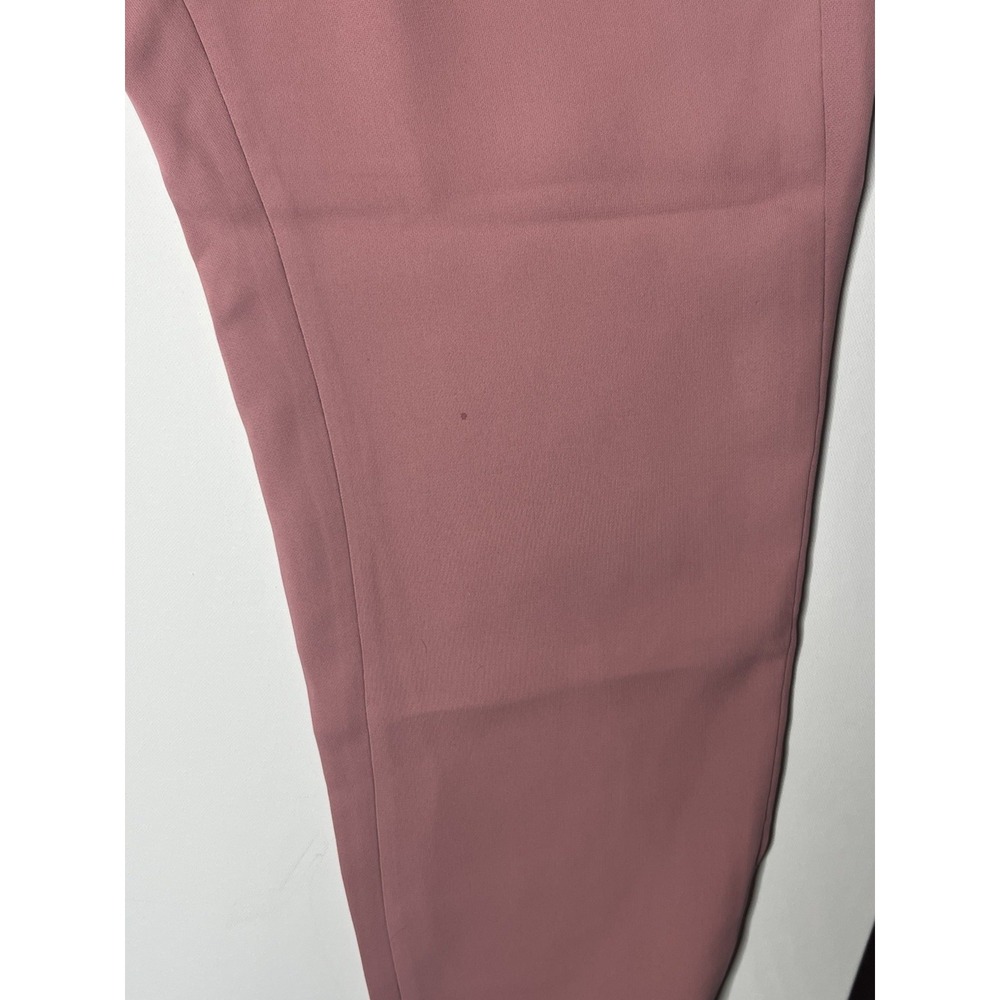J.Crew Drapey Rose Ash Pants Mid-Rise Wash Elastic Straight Leg Pull-On Size 6 - Picture 5 of 6